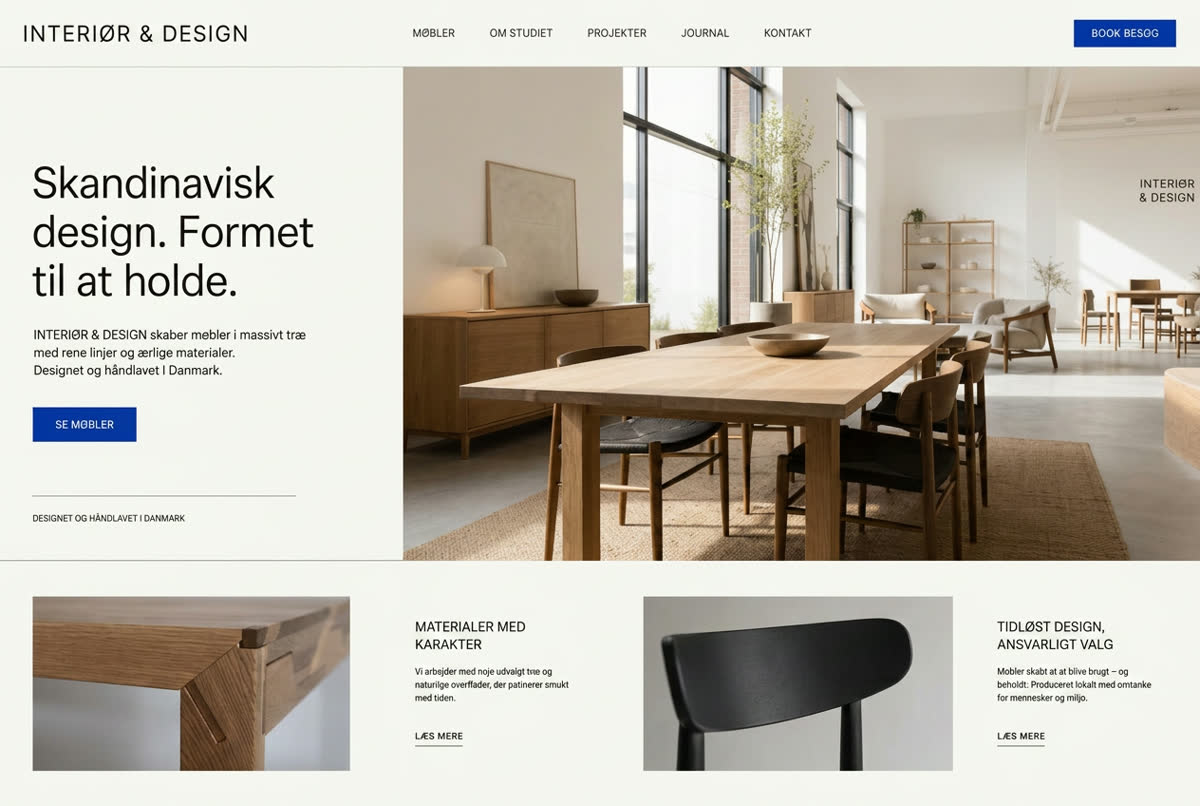 Designkoncept fra NevoSites – Interiør & design